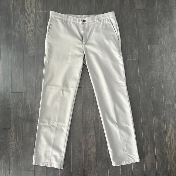Alfani Grey Men's 32W x 30L Lightweight Chino Pants - Picture 1 of 15